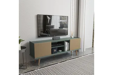 Corvo TV-taso 154,4 cm - Light Ruskea/Vihreä - Huonekalut - TV- & Mediakalusteet - Tv taso & Mediataso