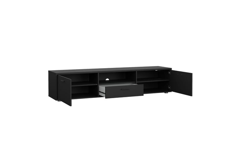 Cristian TV-teline 38 cm - Tuhkanharmaa - Huonekalut - TV- & Mediakalusteet - Mediajalusta & seinäteline