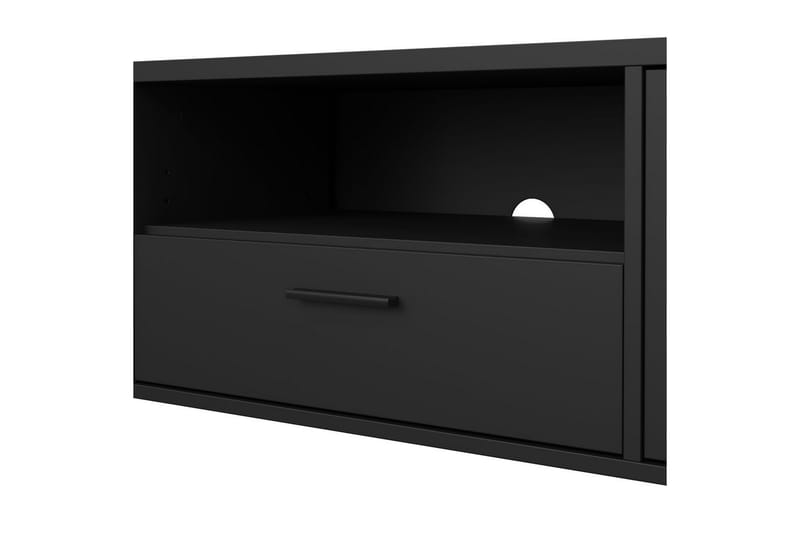 Cristian TV-teline 38 cm - Tuhkanharmaa - Huonekalut - TV- & Mediakalusteet - Mediajalusta & seinäteline