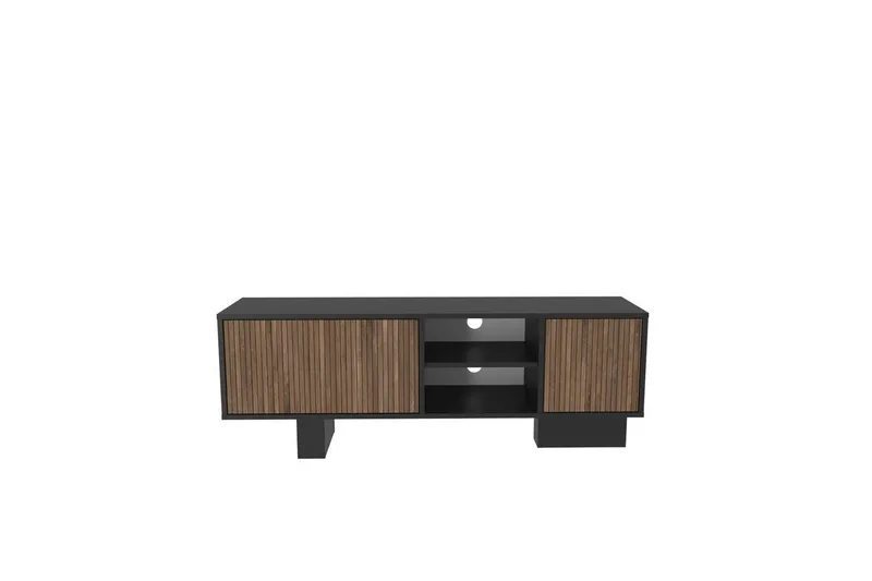 Dargaville TV-taso 150 cm - Musta/Ruskea - Huonekalut - TV- & Mediakalusteet - Tv taso & Mediataso