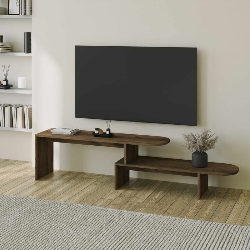 Deliones TV-taso 130 cm - Huonekalut - TV- & Mediakalusteet - Mediajalusta & seinäteline