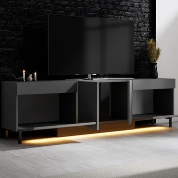 Djarhint TV-taso 180 cm - Antrasiitti - Huonekalut - TV- & Mediakalusteet - Tv taso & Mediataso