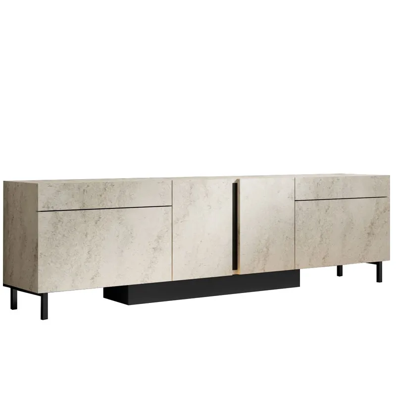 Djarhint TV-taso 180 cm - travertiini - Huonekalut - TV- & Mediakalusteet - Mediajalusta & seinäteline