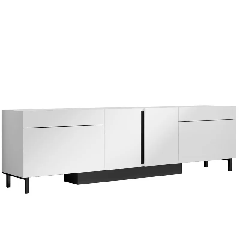 Djarhint TV-taso 180 cm - Valkoinen - Huonekalut - TV- & Mediakalusteet - Mediajalusta & seinäteline