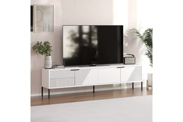 Dorellez TV-taso 180 cm - Valkoinen - Huonekalut - TV- & Mediakalusteet - Tv taso & Mediataso