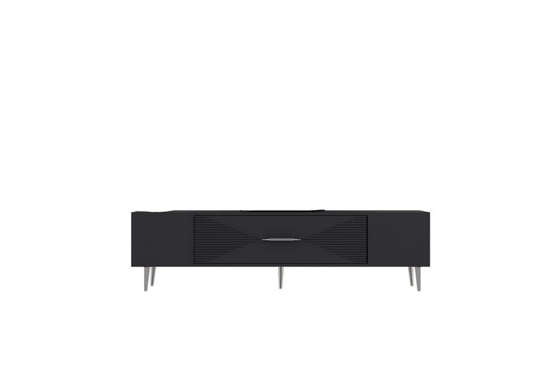Drova TV-taso 150 cm - Antrasiitti/Hopea - Huonekalut - TV- & Mediakalusteet - Tv taso & Mediataso