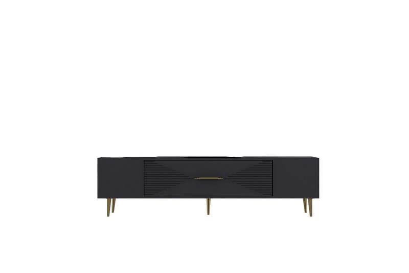 Drova TV-taso 150 cm - Antrasiitti/Keltainend - Huonekalut - TV- & Mediakalusteet - Tv taso & Mediataso