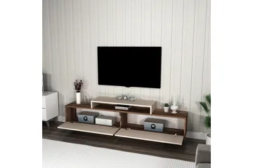 Durros TV-taso 180 cm - Pähkinä/Beige - Huonekalut - TV- & Mediakalusteet - Tv taso & Mediataso