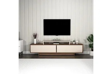 Durros TV-taso 180 cm - Pähkinä/Beige - Huonekalut - TV- & Mediakalusteet - Tv taso & Mediataso