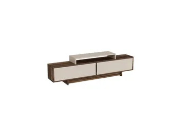 Durros TV-taso 180 cm - Pähkinä/Beige - Huonekalut - TV- & Mediakalusteet - Tv taso & Mediataso
