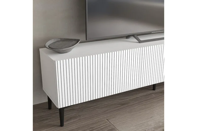 Elith TV-taso 180 cm - Valkoinen - Huonekalut - TV- & Mediakalusteet - Tv taso & Mediataso