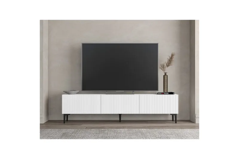 Elith TV-taso 180 cm - Valkoinen - Huonekalut - TV- & Mediakalusteet - Tv taso & Mediataso