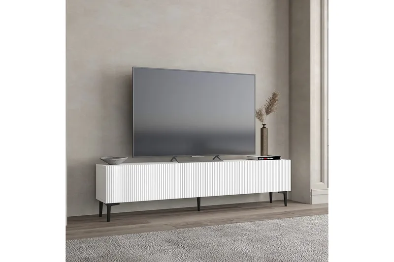 Elith TV-taso 180 cm - Valkoinen - Huonekalut - TV- & Mediakalusteet - Tv taso & Mediataso