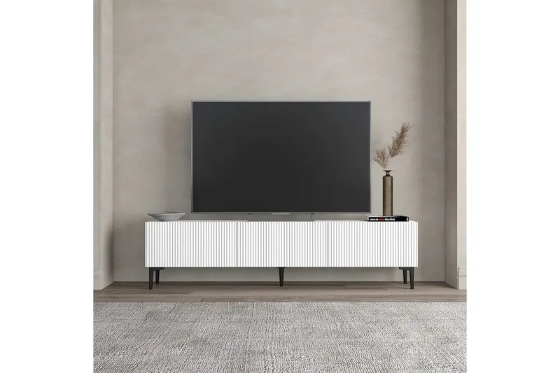 Elith TV-taso 180 cm - Valkoinen - Huonekalut - TV- & Mediakalusteet - Tv taso & Mediataso