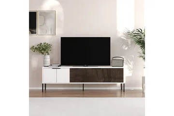 Hew TV-taso 150 cm - Valkoinen/Pähkinä - Huonekalut - TV- & Mediakalusteet - Tv taso & Mediataso