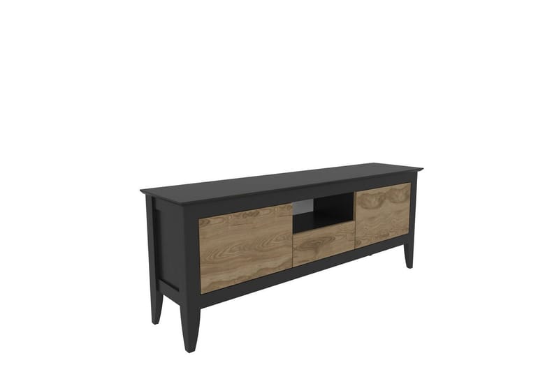 Hue TV-taso 150 cm - Musta/Tammi - Huonekalut - TV- & Mediakalusteet - Tv taso & Mediataso