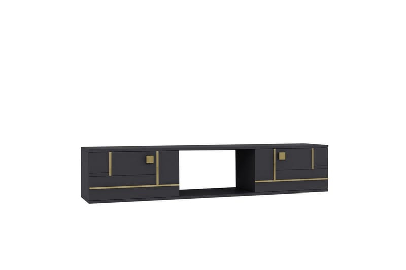 Jorin TV-taso 150 cm - Antrasiitti/Keltainend - Huonekalut - TV- & Mediakalusteet - Tv taso & Mediataso