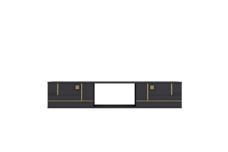 Jorin TV-taso 150 cm - Antrasiitti/Keltainend - Huonekalut - TV- & Mediakalusteet - Tv taso & Mediataso