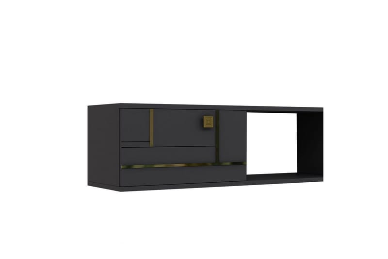 Jorin TV-taso 150 cm - Antrasiitti/Keltainend - Huonekalut - TV- & Mediakalusteet - Tv taso & Mediataso