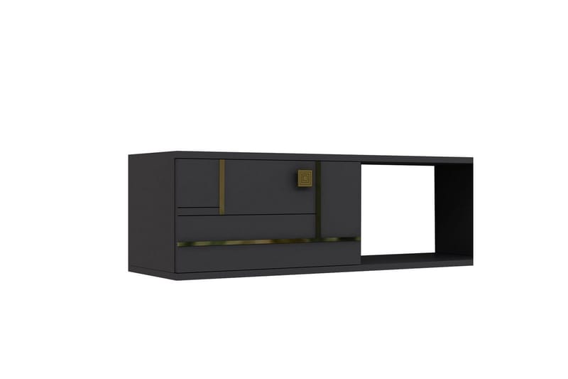 Jorin TV-taso 150 cm - Antrasiitti/Keltainend - Huonekalut - TV- & Mediakalusteet - Tv taso & Mediataso
