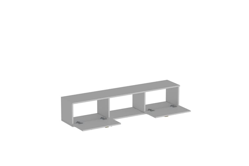 Jorin TV-taso 150 cm - Valkoinen/Hopea - Huonekalut - TV- & Mediakalusteet - Tv taso & Mediataso