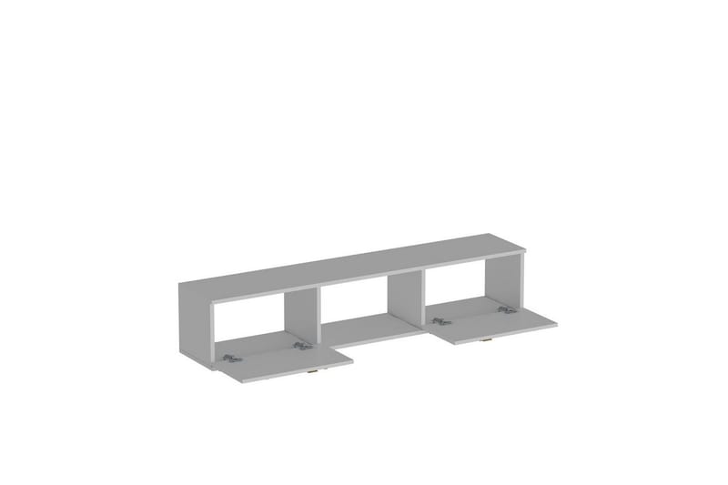 Jorin TV-taso 150 cm - Valkoinen/Keltainend - Huonekalut - TV- & Mediakalusteet - Tv taso & Mediataso