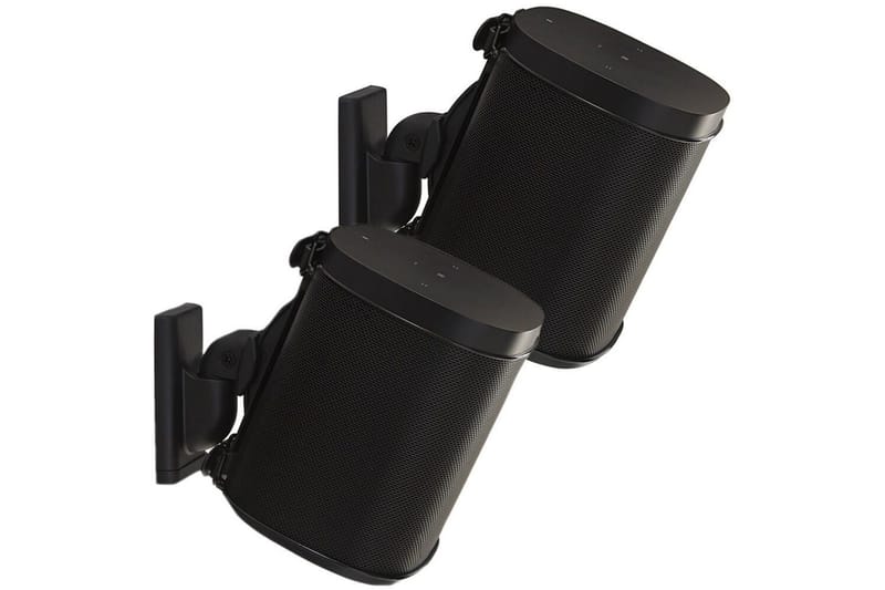 Kaiuttimen seinäteline Sanus Sonos One SL Play:1 ja Play:3 varten, Musta