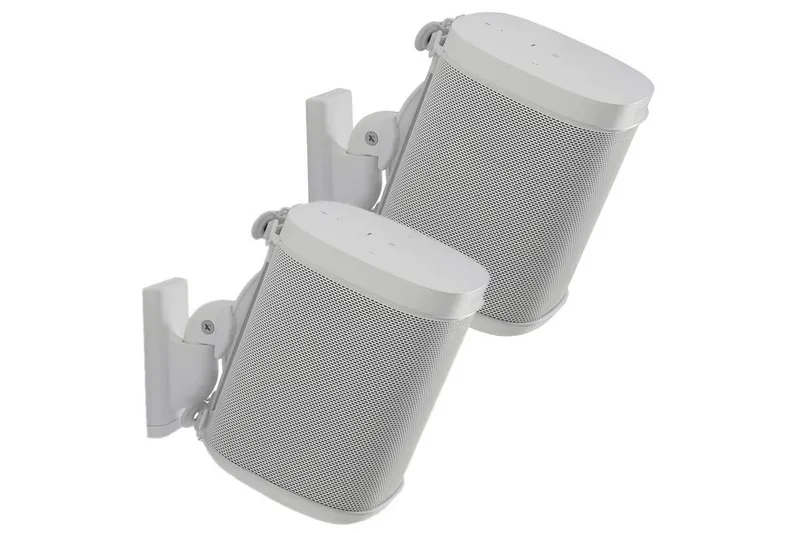 Kaiuttimen seinäteline Sanus Sonos One SL Play:1 ja Play:3 varten, Valkoinen