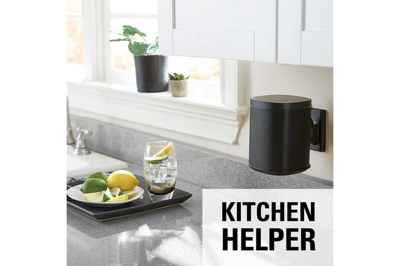 Kaiuttimen seinäteline Sanus Sonos One SL Play:1 ja Play:3 varten - Musta - Huonekalut - TV- & Mediakalusteet - Mediajalusta & seinäteline - Kaiutinjalusta