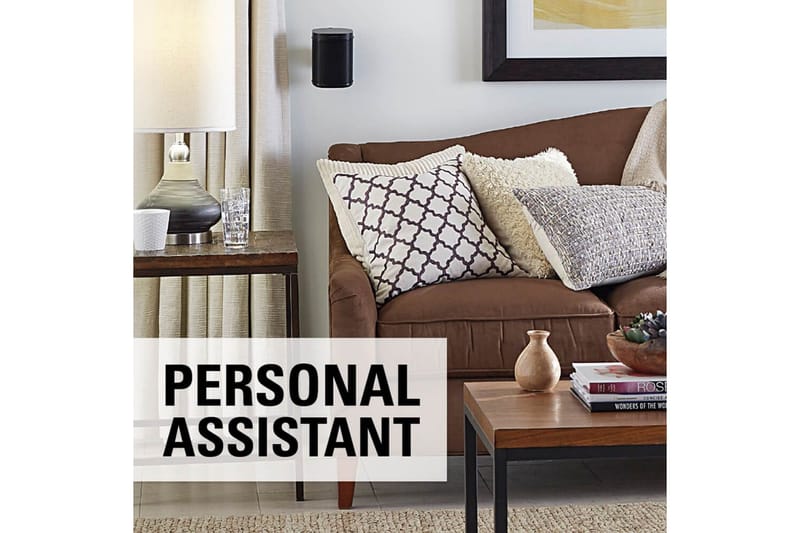 Kaiuttimen seinäteline Sanus Sonos One SL Play:1 ja Play:3 varten - Musta - Huonekalut - TV- & Mediakalusteet - Mediajalusta & seinäteline - Kaiutinjalusta