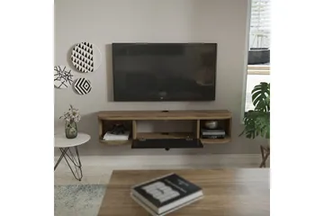 Kalvos TV-taso 120 cm - Musta/Tammi - Huonekalut - TV- & Mediakalusteet - Tv taso & Mediataso