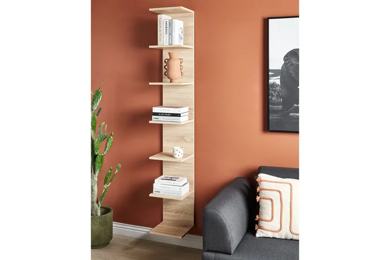 Kirjahylly Eston Vaalea puu - Vaalea puu - Säilytys - Hylly - Kirjahylly