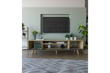 Kollumber TV-taso 180x30 cm - Ruskea/Antrasiitti - Huonekalut - TV- & Mediakalusteet - Tv taso & Mediataso