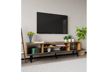 Kollumber TV-taso 180x30 cm - Pähkinäpuu/Antrasiitti - Huonekalut - TV- & Mediakalusteet - Tv taso & Mediataso