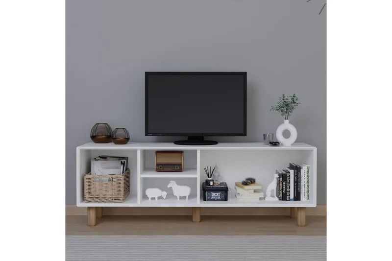 Kuniyoshi TV-taso 160 cm - Valkoinen - Huonekalut - TV- & Mediakalusteet - Tv taso & Mediataso