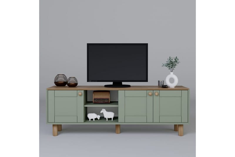 Kuniyoshi TV-taso 160 cm - Vihreä - Huonekalut - TV- & Mediakalusteet - Tv taso & Mediataso