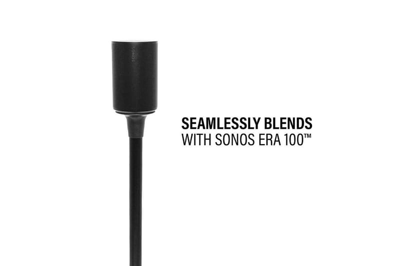 Lattiaständi Sanus Sonos ERA 100:lle - Musta - Huonekalut - TV- & Mediakalusteet - Mediajalusta & seinäteline - Kaiutinjalusta