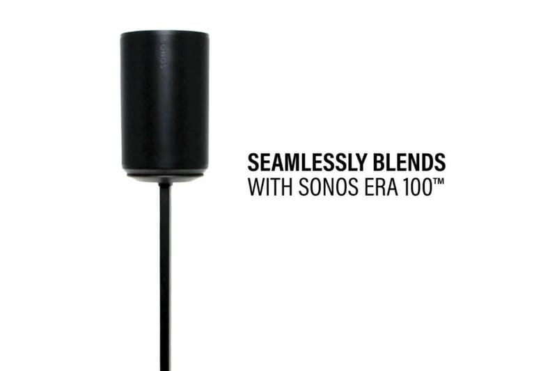 Lattiaständi Sanus Sonos ERA 100:lle - Musta - Huonekalut - TV- & Mediakalusteet - Mediajalusta & seinäteline - Kaiutinjalusta