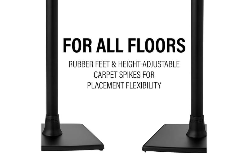 Lattiaständi Sanus Sonos ERA 100:lle - Musta - Huonekalut - TV- & Mediakalusteet - Mediajalusta & seinäteline - Kaiutinjalusta