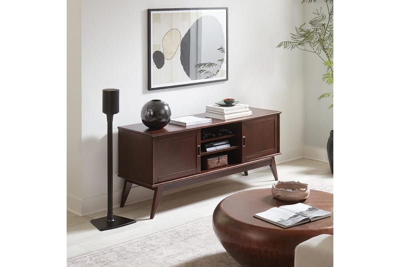 Lattiaständi Sanus Sonos ERA 100:lle - Musta - Huonekalut - TV- & Mediakalusteet - Mediajalusta & seinäteline - Kaiutinjalusta