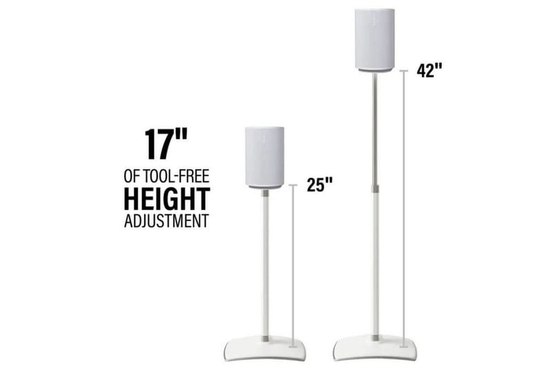Lattiaständi Sanus Sonos ERA 100:lle - Valkoinen - Huonekalut - TV- & Mediakalusteet - Mediajalusta & seinäteline - Kaiutinjalusta