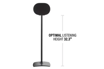 Lattiaständi Sanus Sonos ERA 300 2 osaa - Musta - Huonekalut - TV- & Mediakalusteet - Mediajalusta & seinäteline - Kaiutinjalusta