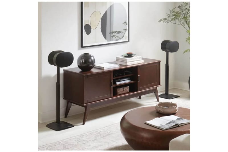 Lattiaständi Sanus Sonos ERA 300 2 osaa - Musta - Huonekalut - TV- & Mediakalusteet - Mediajalusta & seinäteline - Kaiutinjalusta