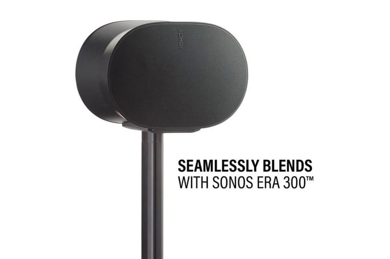 Lattiaständi Sanus Sonos ERA 300 2 osaa - Musta - Huonekalut - TV- & Mediakalusteet - Mediajalusta & seinäteline - Kaiutinjalusta