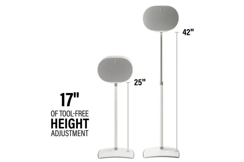 Lattiaständi Sanus Sonos ERA 300 2 osaa - Valkoinen - Huonekalut - TV- & Mediakalusteet - Mediajalusta & seinäteline - Kaiutinjalusta