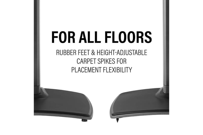 Lattiaständi Sanus Sonos ERA 300:lle - Musta - Huonekalut - TV- & Mediakalusteet - Mediajalusta & seinäteline - Kaiutinjalusta