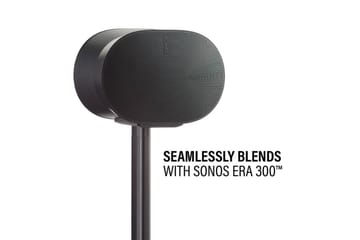 Lattiaständi Sanus Sonos ERA 300:lle - Musta - Huonekalut - TV- & Mediakalusteet - Mediajalusta & seinäteline - Kaiutinjalusta