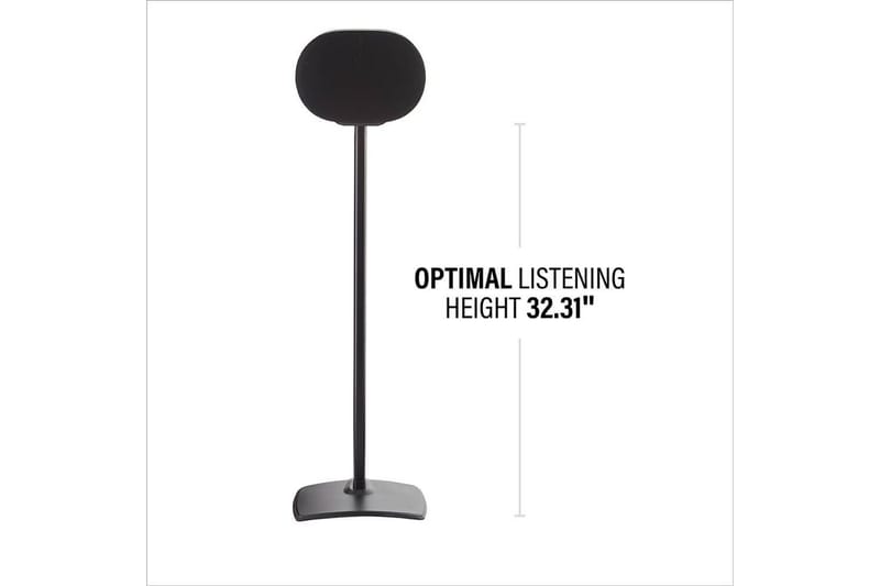 Lattiaständi Sanus Sonos ERA 300:lle - Musta - Huonekalut - TV- & Mediakalusteet - Mediajalusta & seinäteline - Kaiutinjalusta