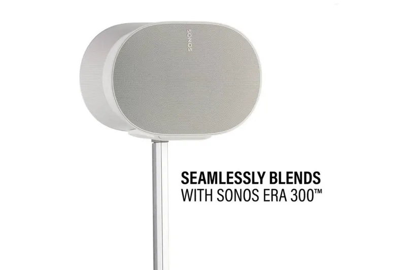 Lattiaständi Sanus Sonos ERA 300:lle - Valkoinen - Huonekalut - TV- & Mediakalusteet - Mediajalusta & seinäteline - Kaiutinjalusta