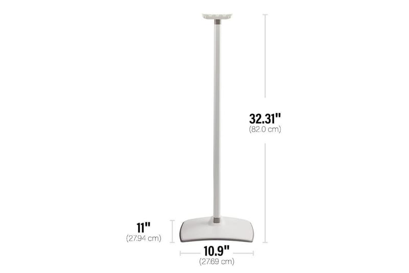 Lattiaständi Sanus Sonos ERA 300:lle - Valkoinen - Huonekalut - TV- & Mediakalusteet - Mediajalusta & seinäteline - Kaiutinjalusta